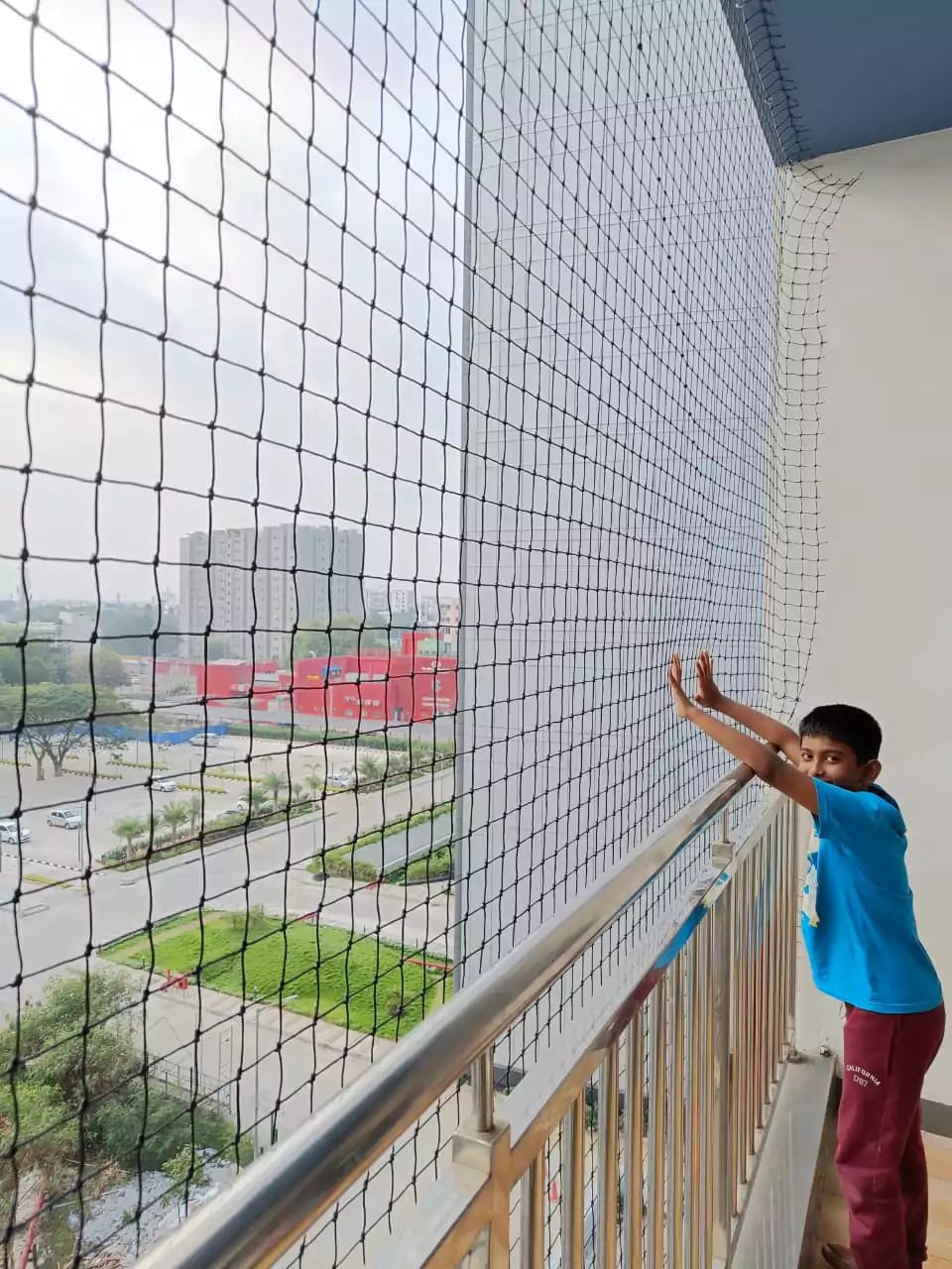 Safety net installation 5